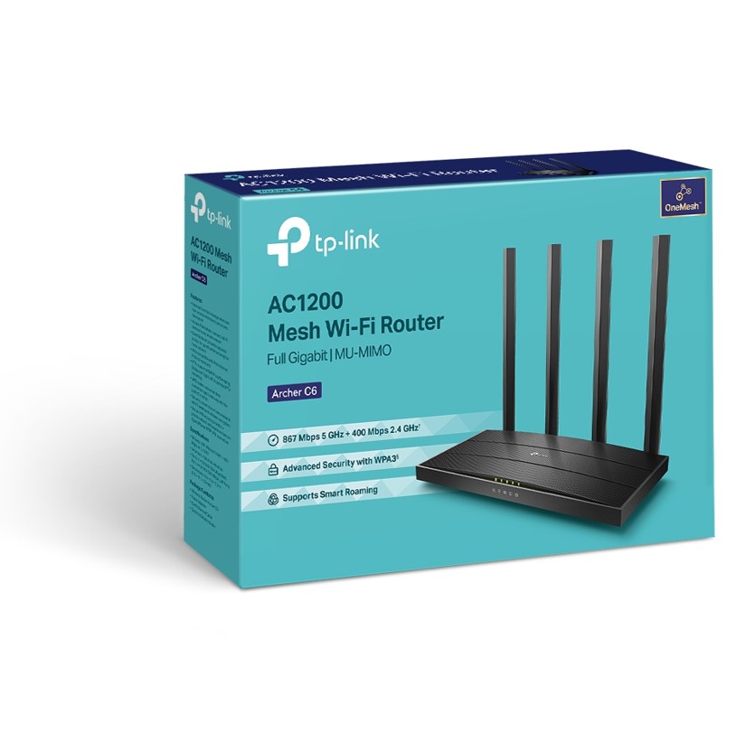 TP-Link Archer C6 AC1200 Gigabit Dual-Band Wi-Fi Router - Image 8