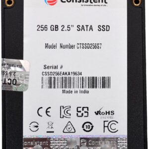 Consistent 256GB 2.5" SATA Internal SSD for Laptop – Boost Performance & Reliability