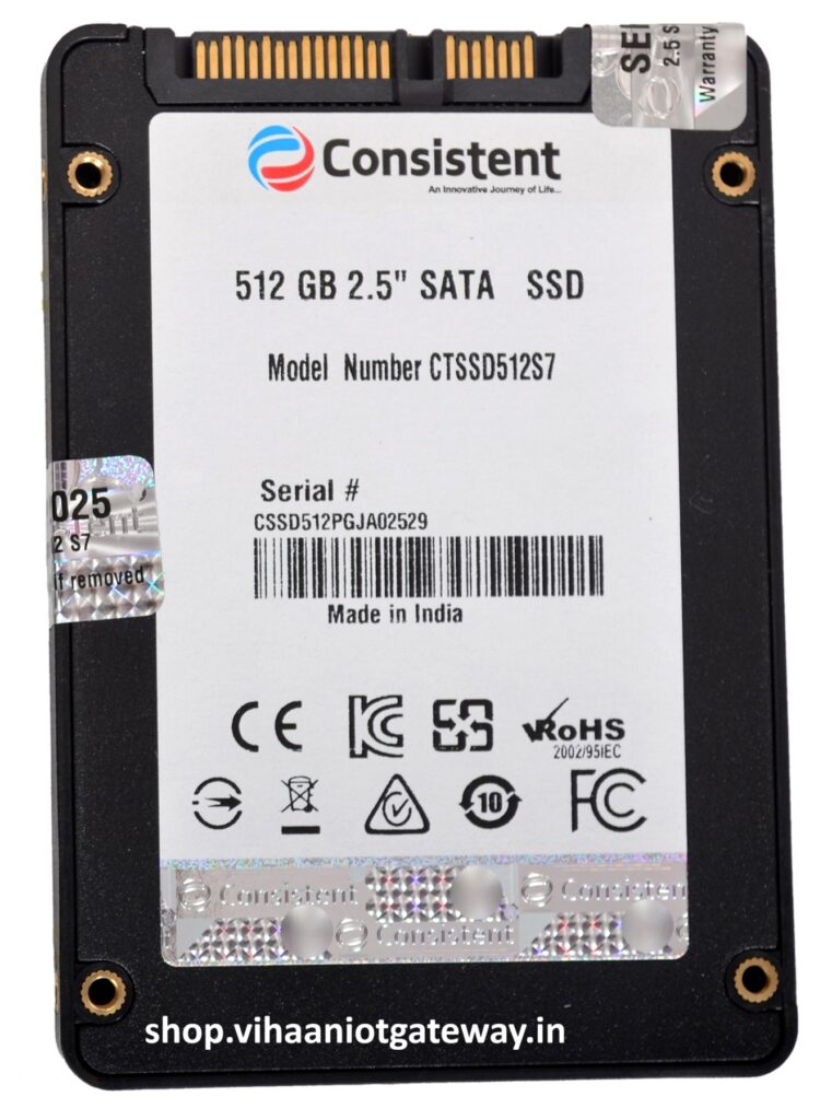 Consistent 512GB 2.5" SATA Internal SSD for Laptop – High-Speed Solid State Drive