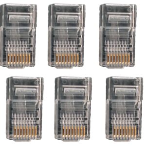 D-Link RJ45 Modular Plugs (Pack of 100) – High-Quality Ethernet Cable Connectors for Professional Networking
